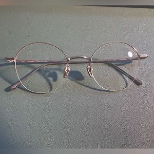 Frency & Mercury Silver Round Titanium Eyeglasses